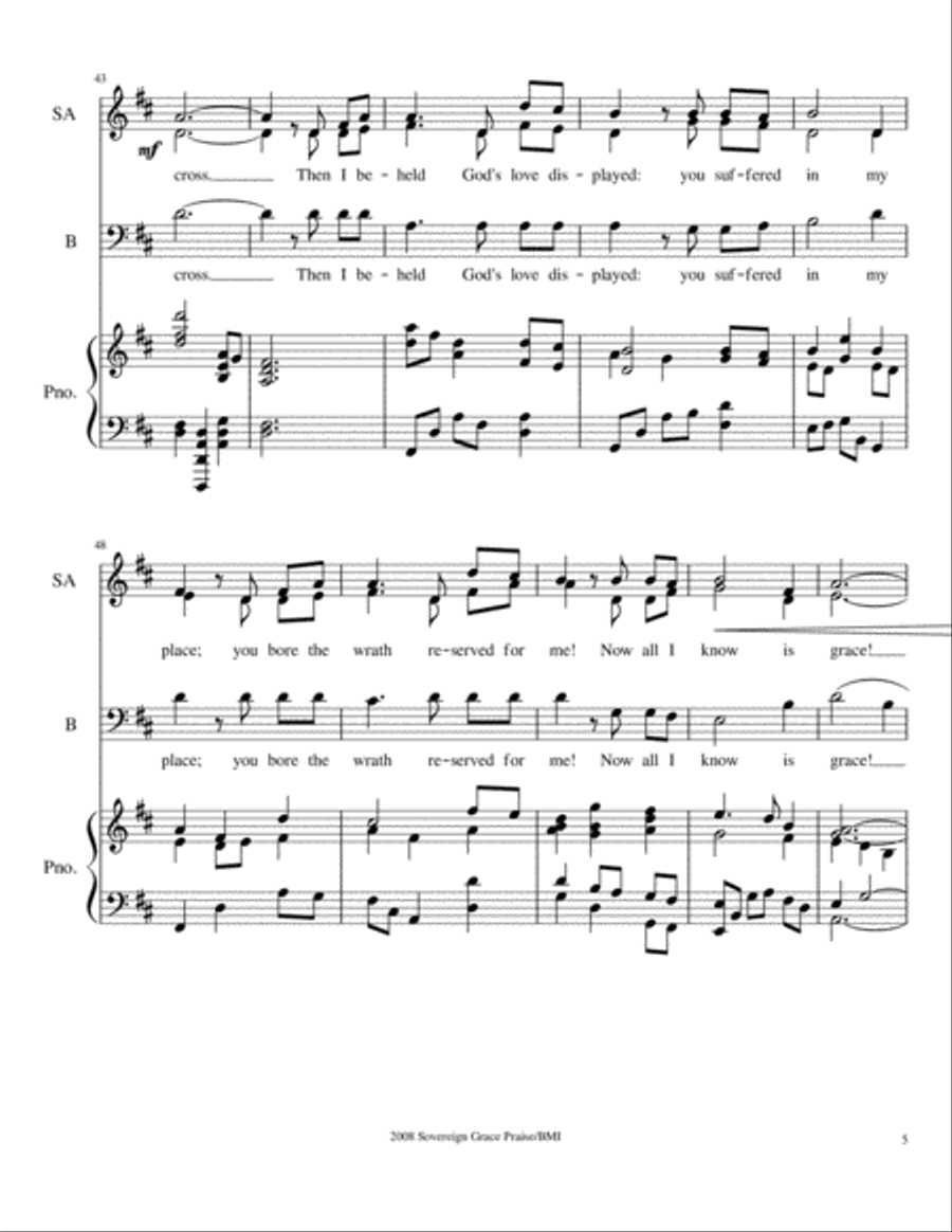 All I Have Is Christ 3-Part scores gallery preview page 5