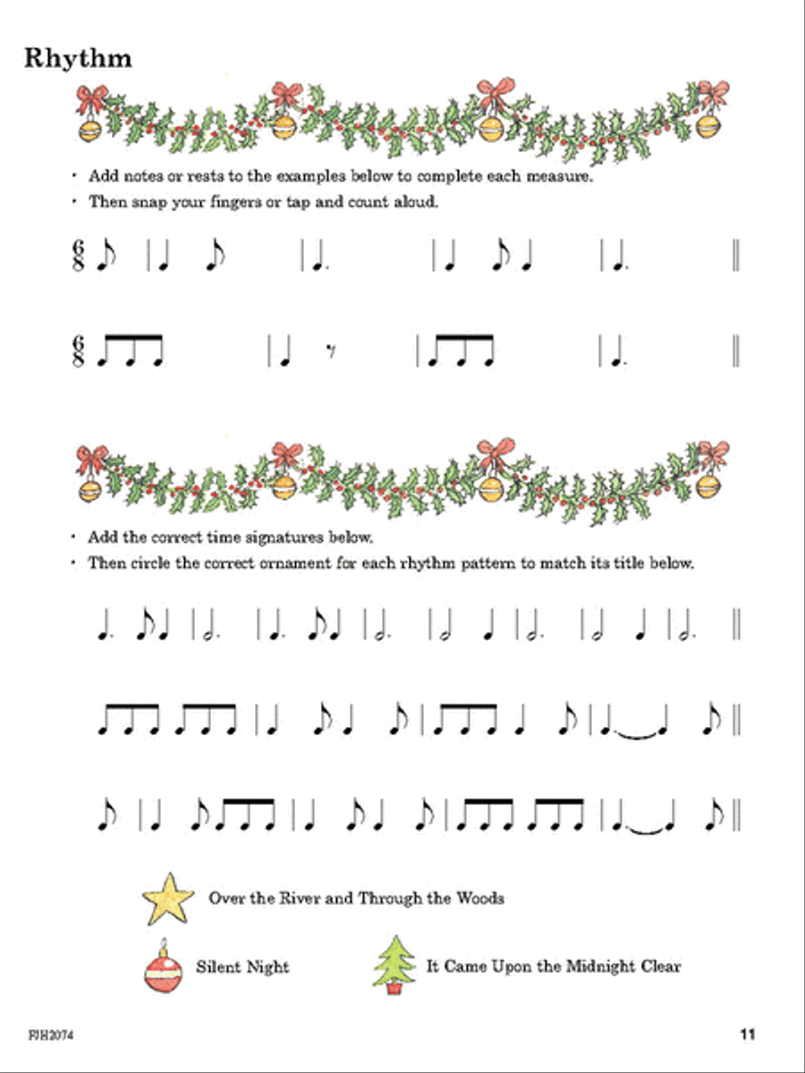 Succeeding at the Piano! Merry Christmas Book - Grade 3 Piano Method scores gallery preview page 3