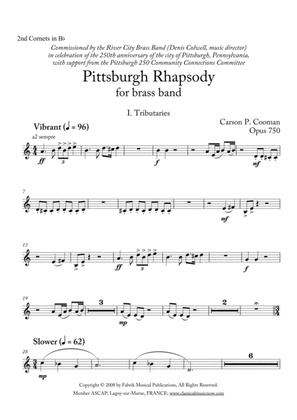 Carson Cooman: Pittsburgh Rhapsody (2008) for brass band, 2nd cornet part