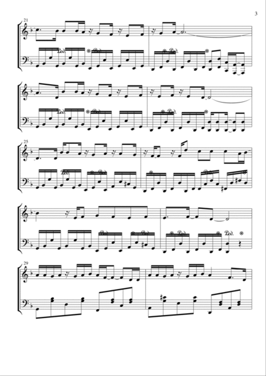 Alastor S Game Alastor S Game Piano Solo scores gallery preview page 3