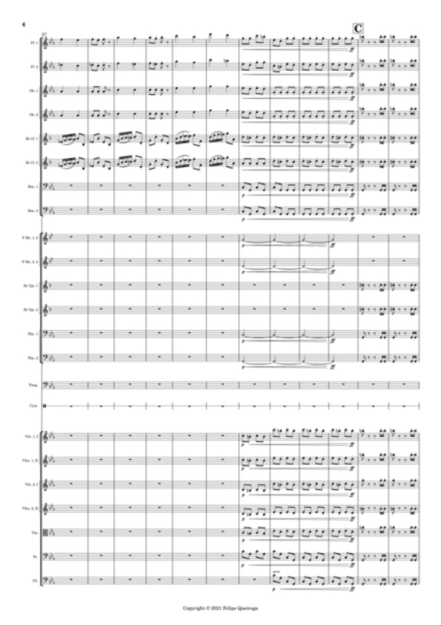 Grand Galop Chromatique, S. 219 - Score Only Full Orchestra scores gallery preview page 4