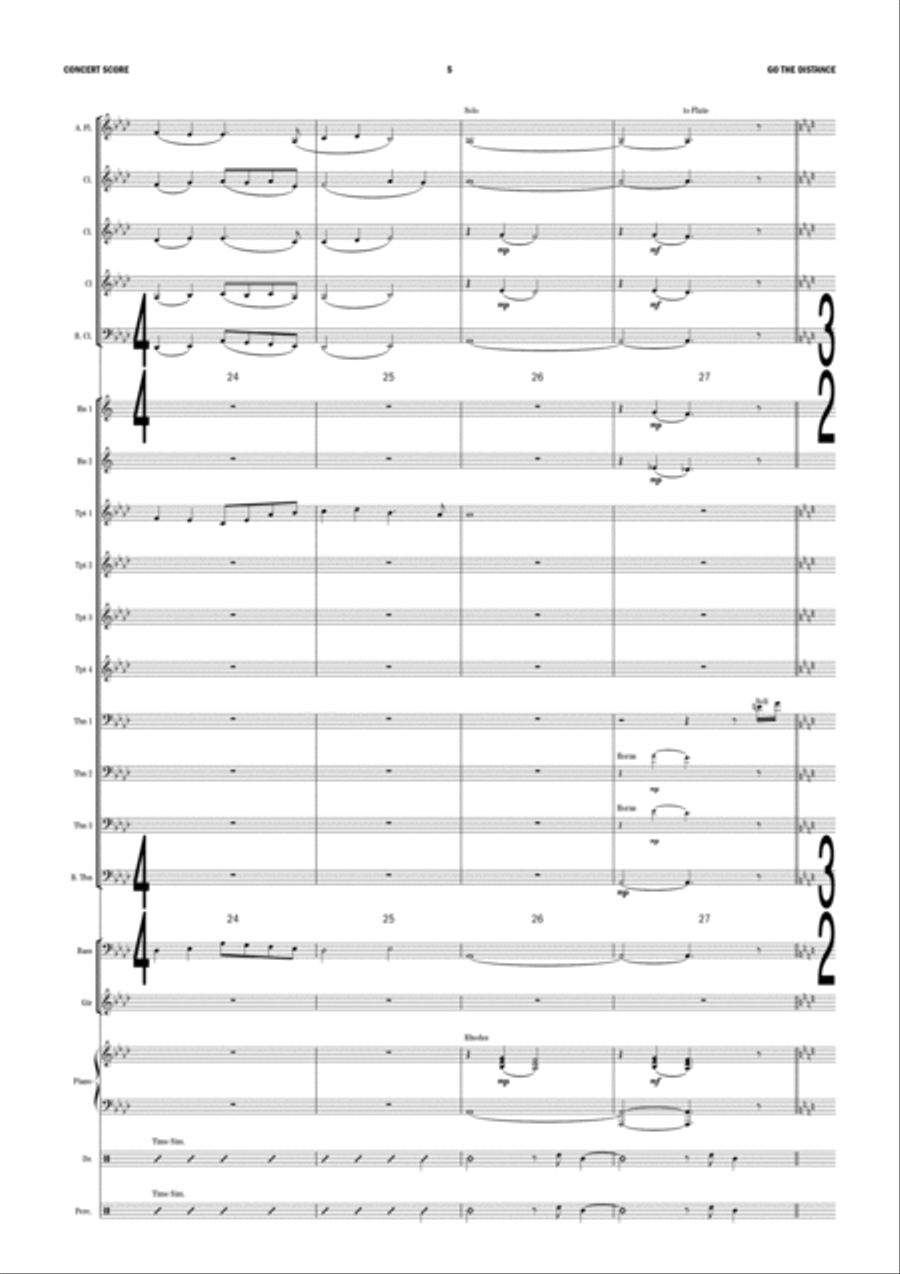 Go The Distance Jazz Ensemble scores gallery preview page 5