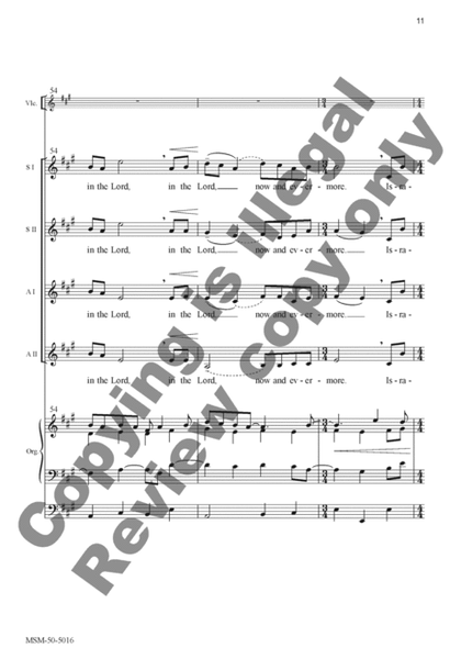 Lord, My Heart Is Not Proud (Choral Score) image number null