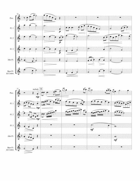 Shenandoah for Flute Choir image number null