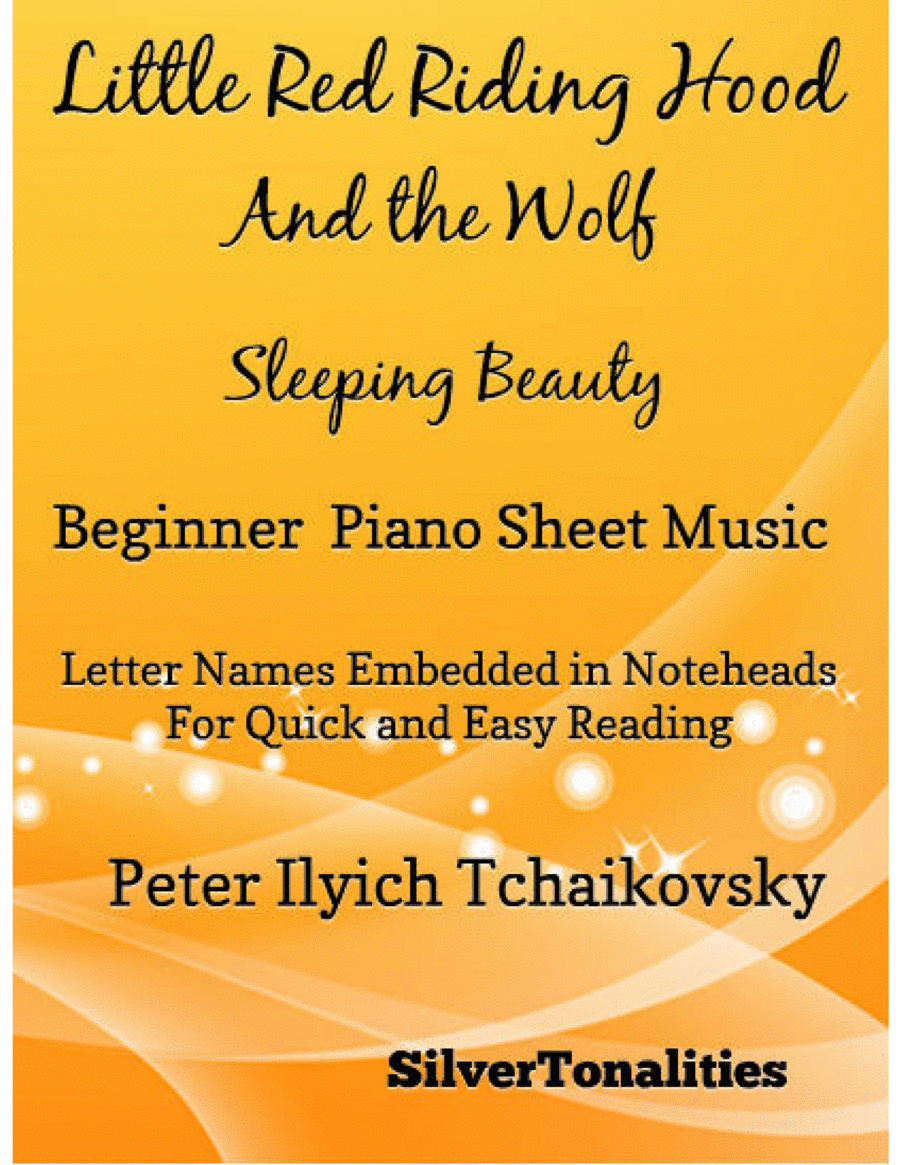 Little Red Riding Hood and the Wolf Beginner Piano Sheet Music Easy Piano scores gallery preview page 1