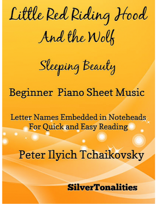 Little Red Riding Hood and the Wolf Beginner Piano Sheet Music