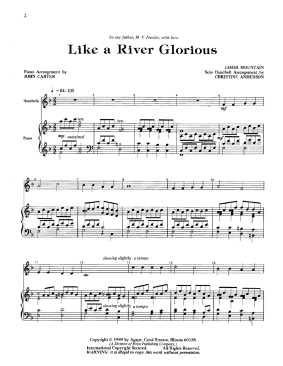 Like a River Glorious Percussion scores gallery preview page 8