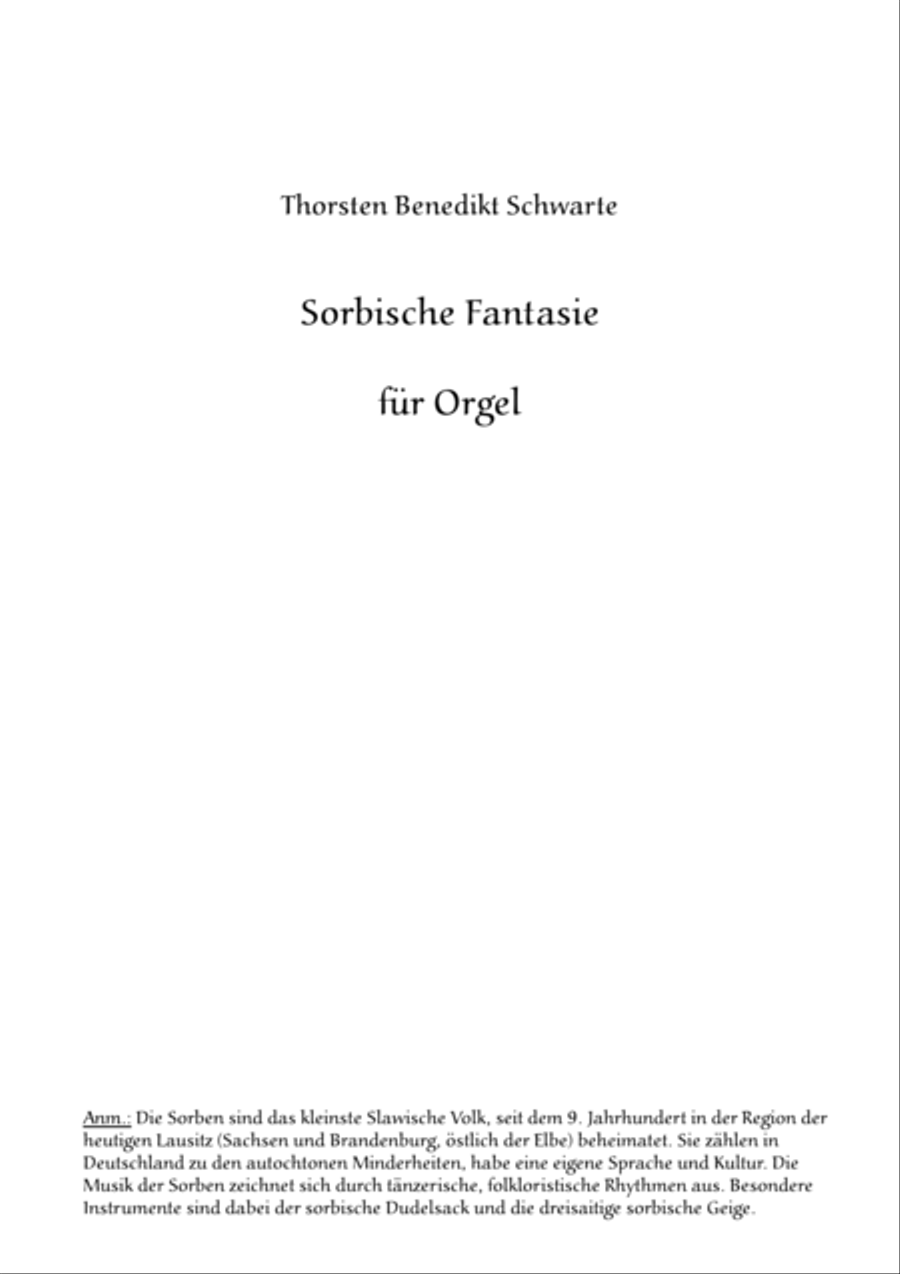Sorbische Fantasie Organ Solo scores gallery preview page 3