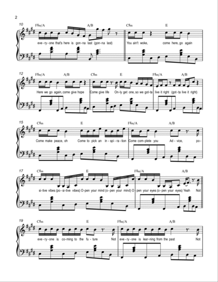 Future Piano Solo scores gallery preview page 2