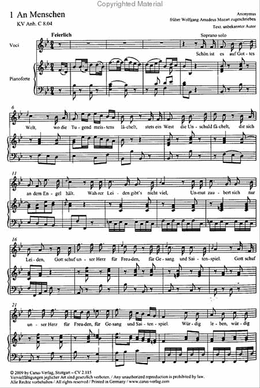 Secular choral music for woman's choir (SSAA) SSAA scores gallery preview page 2