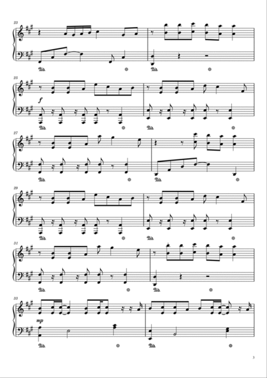 Celebrity Piano Solo scores gallery preview page 3
