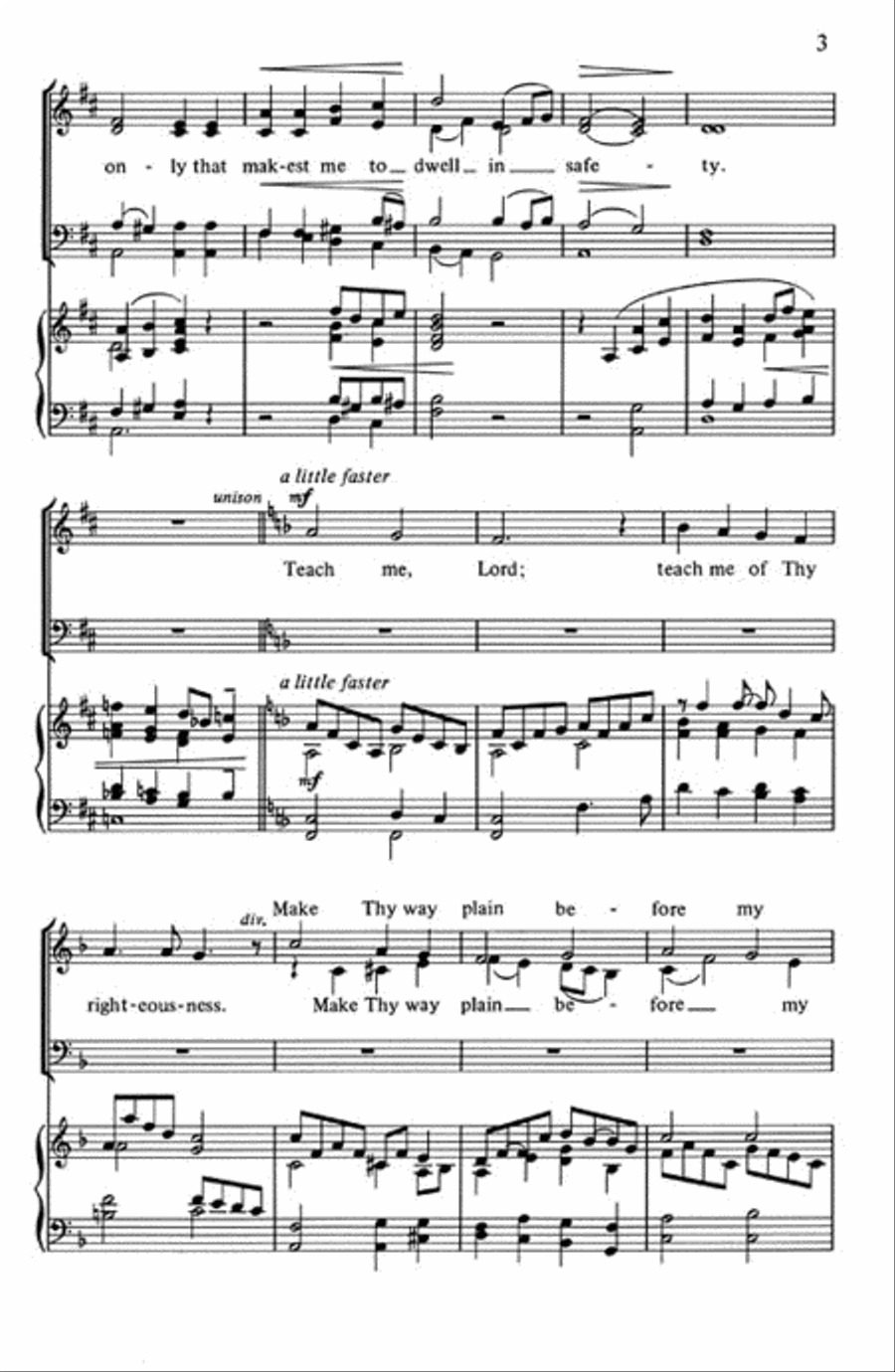 Lead Me, Lord Lead Me, Lord 4-Part scores gallery preview page 3