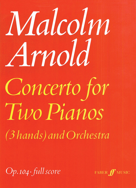 Arnold M /Concerto 2 Pianos(Score)