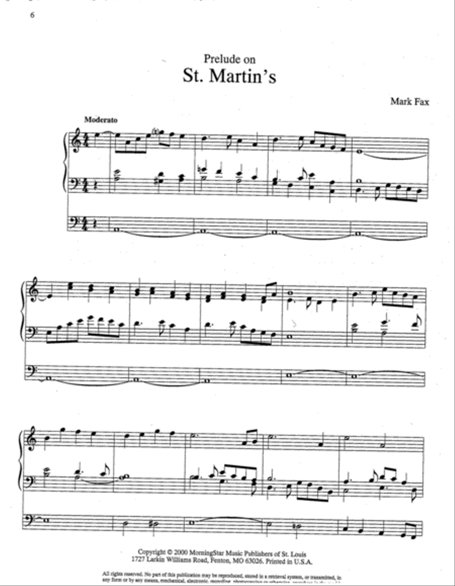 African-American Organ Music Anthology, Volume 1 Organ scores gallery preview page 2