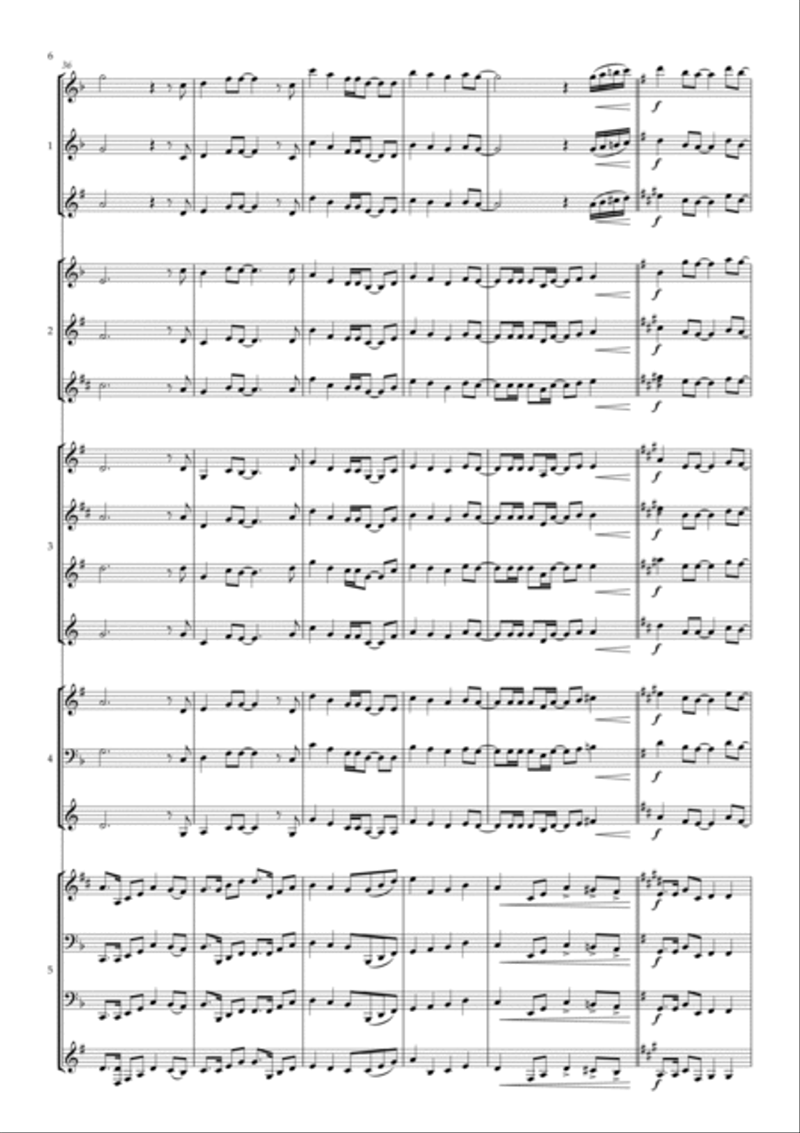 Can You Feel The Love Tonight Concert Band scores gallery preview page 6