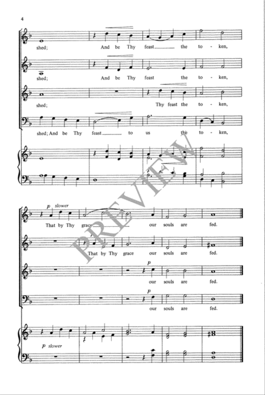Bread of Mercy Bread of Mercy 4-Part scores gallery preview page 5