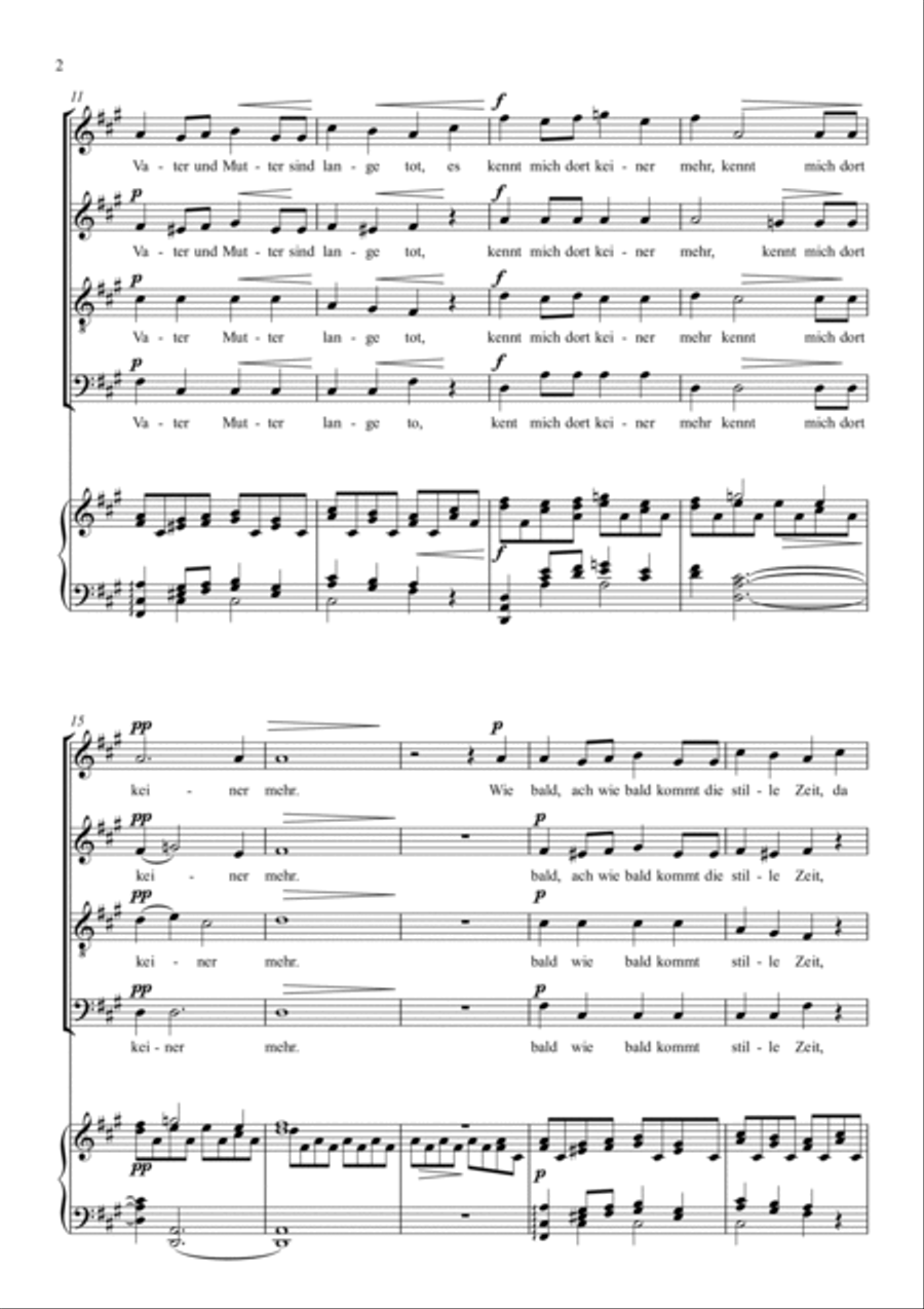 In der Fremde In der Fremde 4-Part scores gallery preview page 2