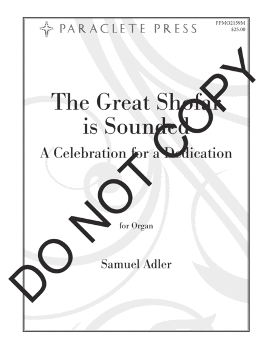 The Great Shofar is Sounded Organ scores gallery preview page 2