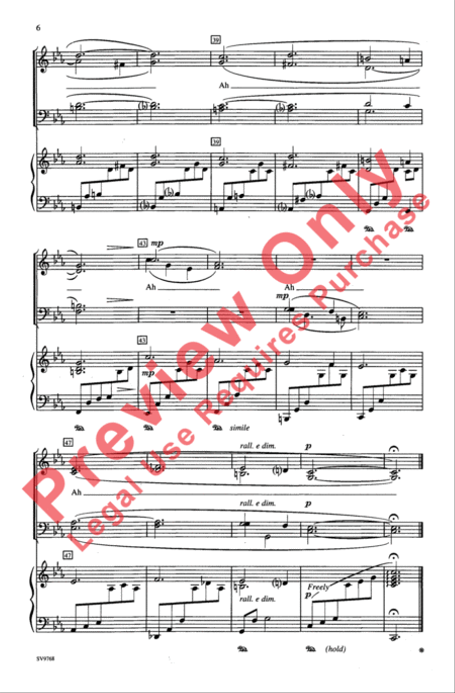 Chopin Prelude 4-Part scores gallery preview page 6
