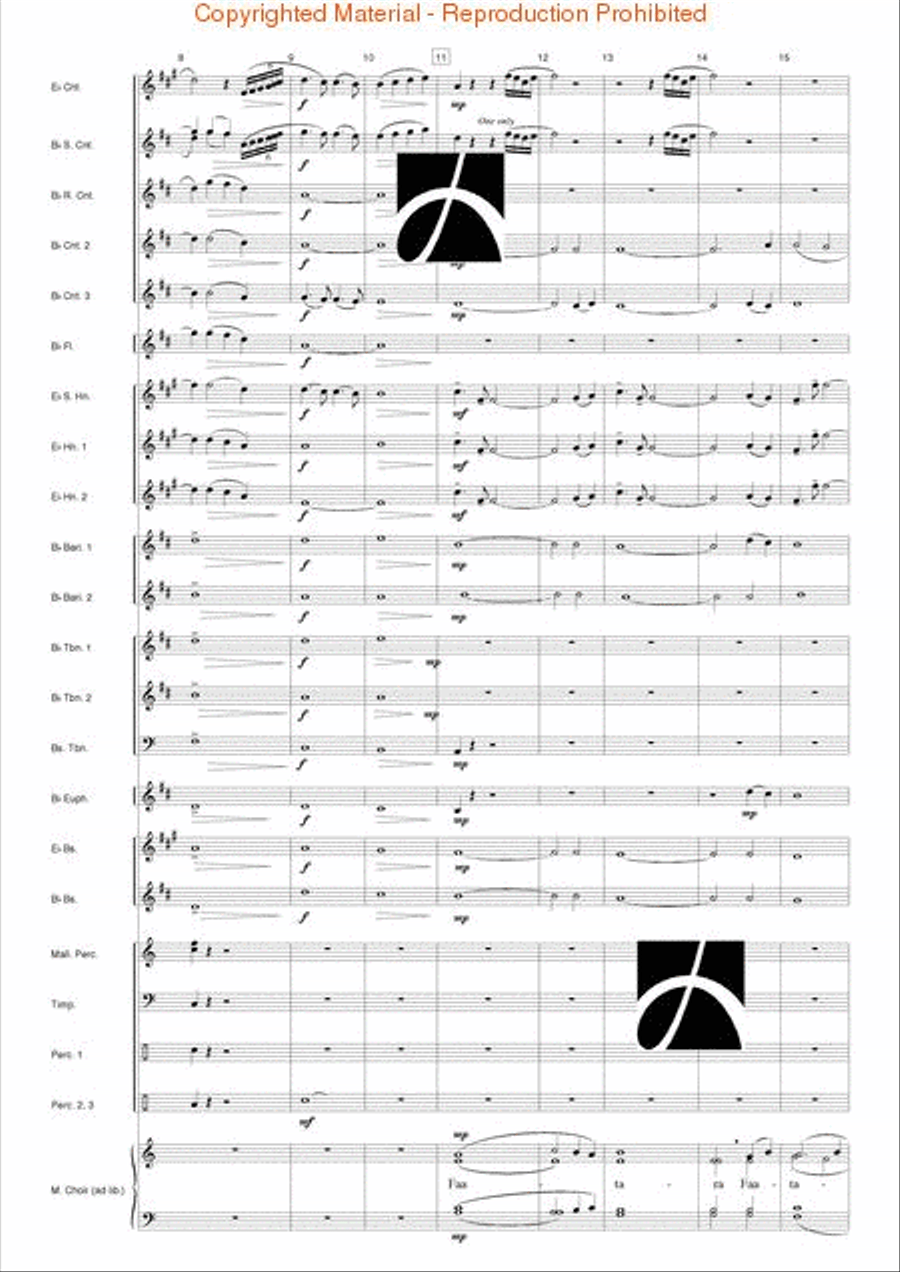 Pacific Dreams Concert Band scores gallery preview page 3