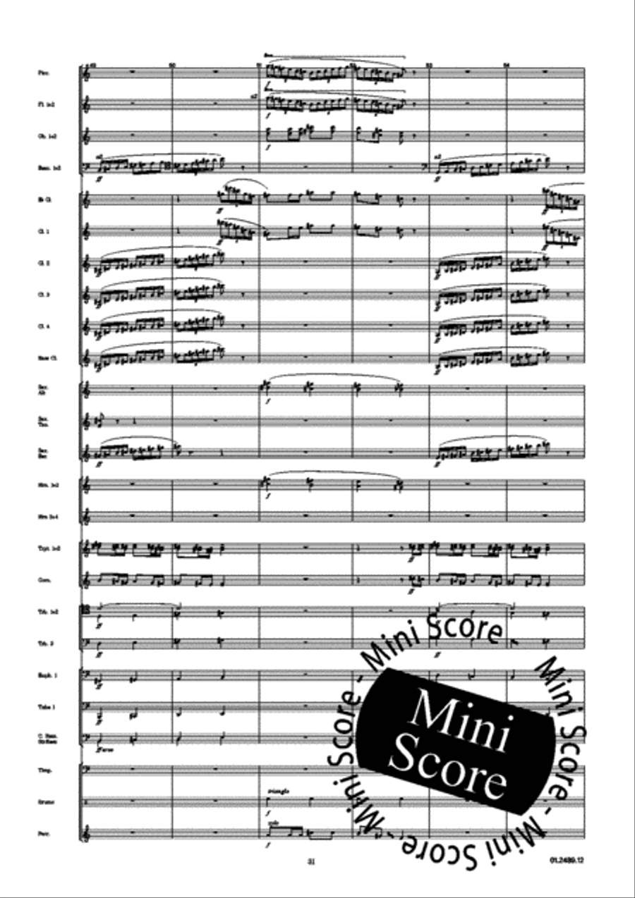 Endymion Concert Band scores gallery preview page 35