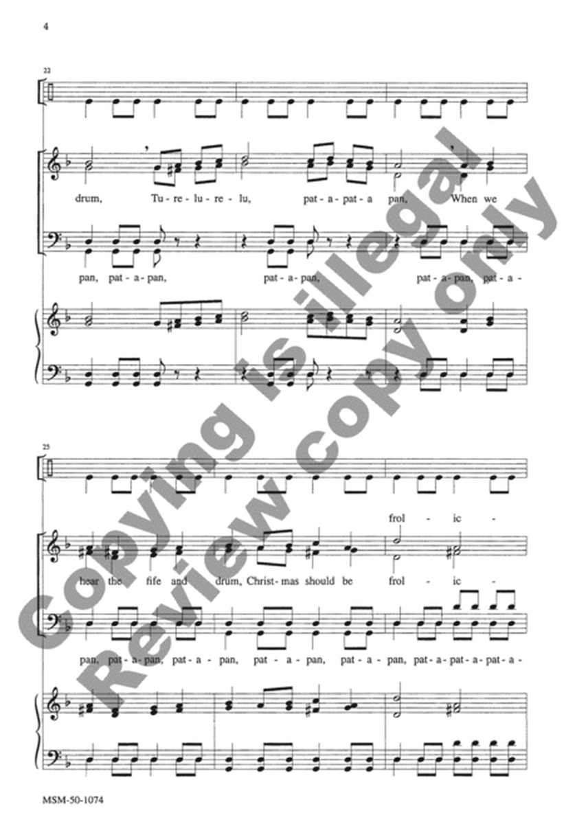 Patapan (Choral Score) image number null