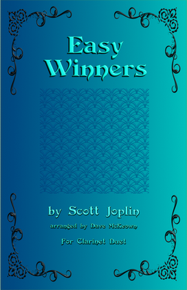 Book cover for The Easy Winners, Duet for Clarinet