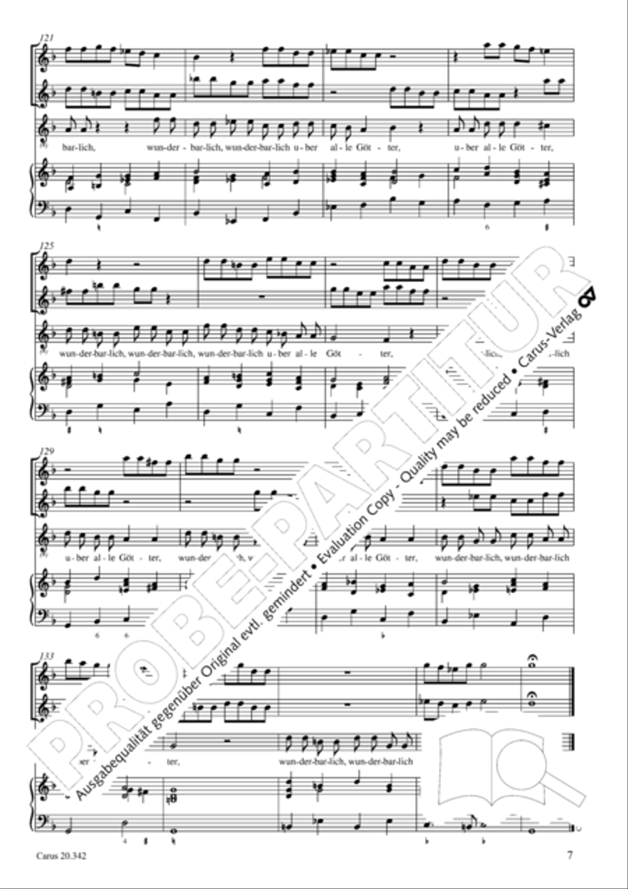 Singet dem Herren ein neues Lied (Singet dem Herrn ein neues Lied) Tenor Voice scores gallery preview page 8
