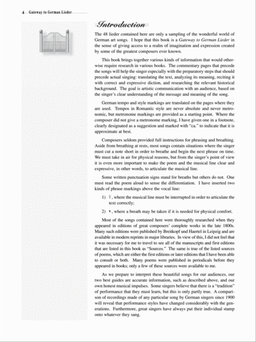 Gateway to German Lieder Voice Solo scores gallery preview page 2