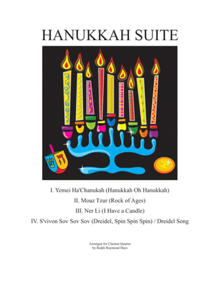 Book cover for Hanukkah Suite (for Clarinet Quartet)