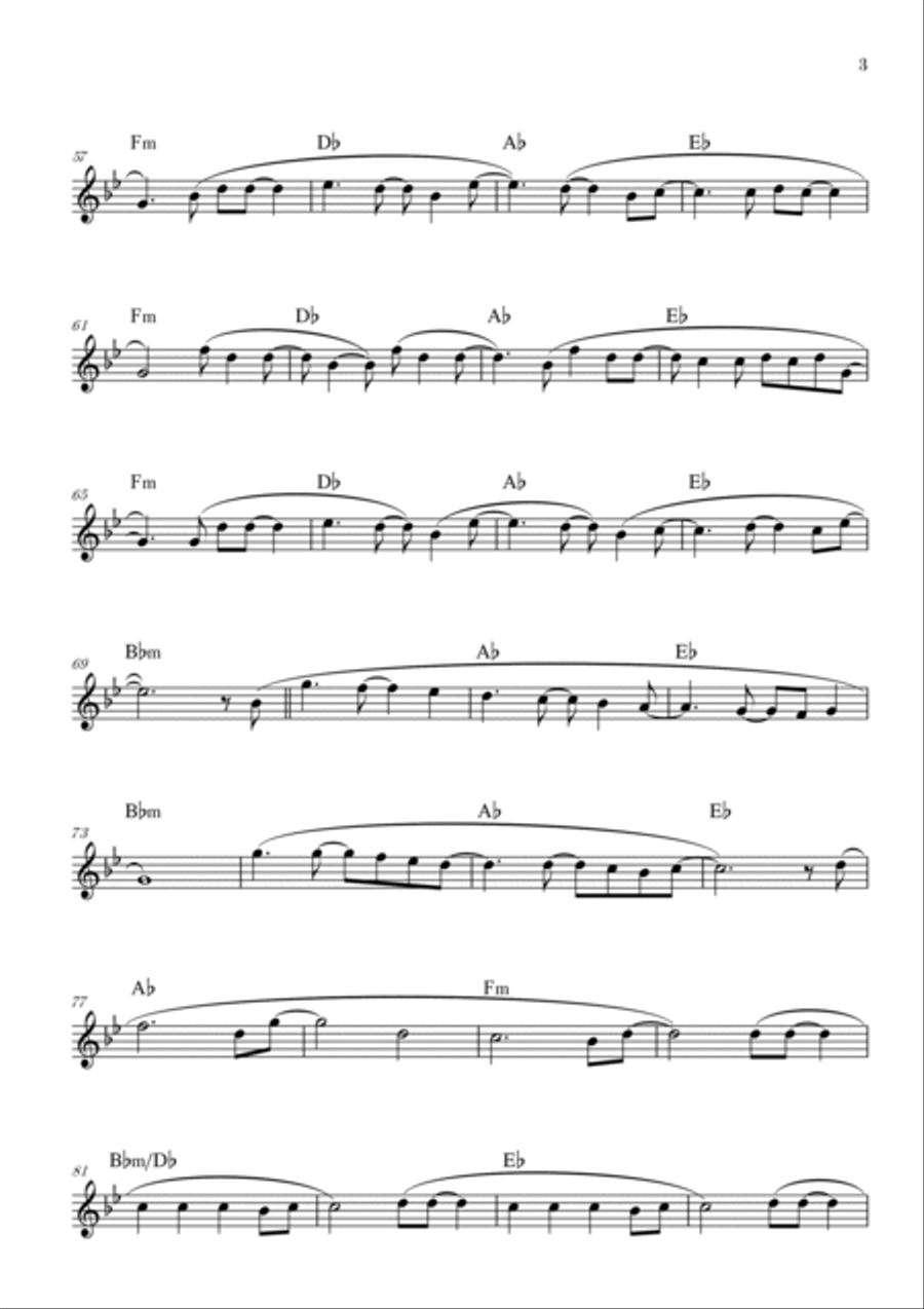 All Of Me B-Flat Clarinet scores gallery preview page 3