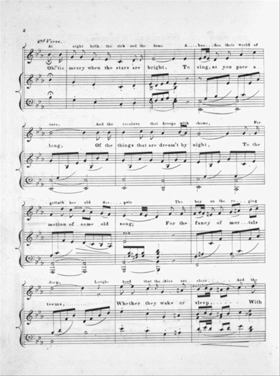 Midnight Rhymes, or, Tis Merry When the Stars are Bright Voice scores gallery preview page 3
