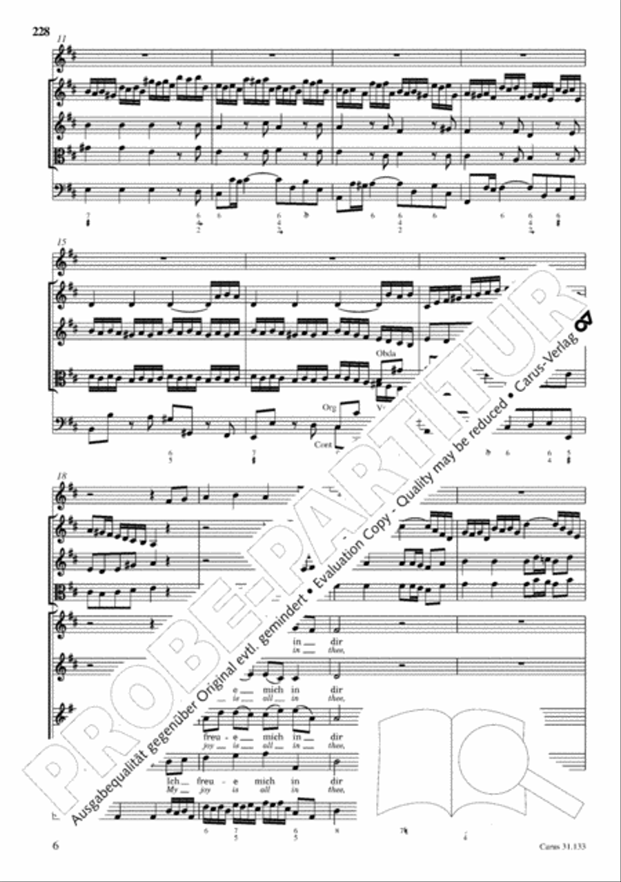 The Complete Sacred Vocal Works (Das geistliche Vokalwerk) Voice scores gallery preview page 229