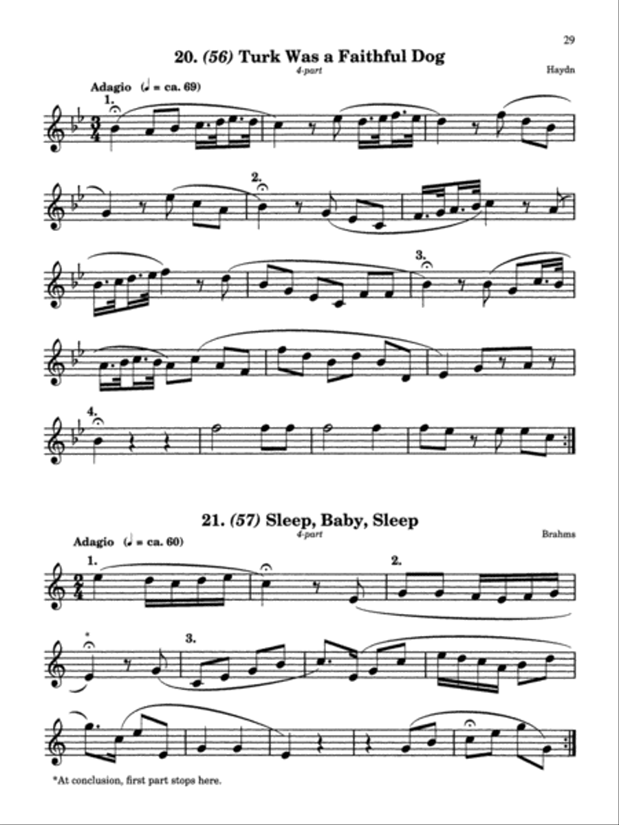 Rounds and Canons for Reading, Recreation and Performance, Piano Ensemble, Volume 2 Cello scores gallery preview page 6