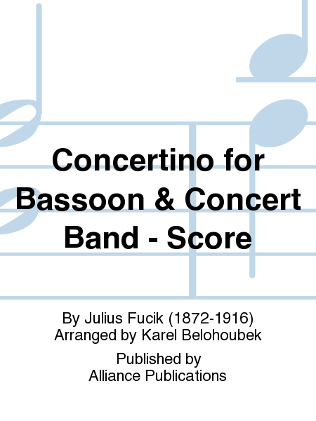 Concertino for Bassoon & Concert Band - Score