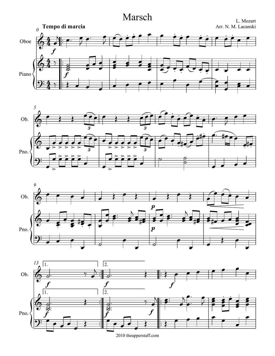 Marsch Marsch Woodwind Duet scores gallery preview page 2