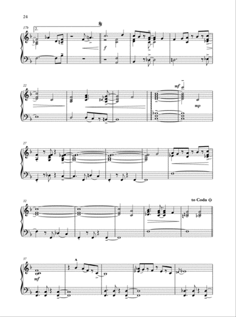 Jazz on a Winter's Night + CD Piano Solo scores gallery preview page 9