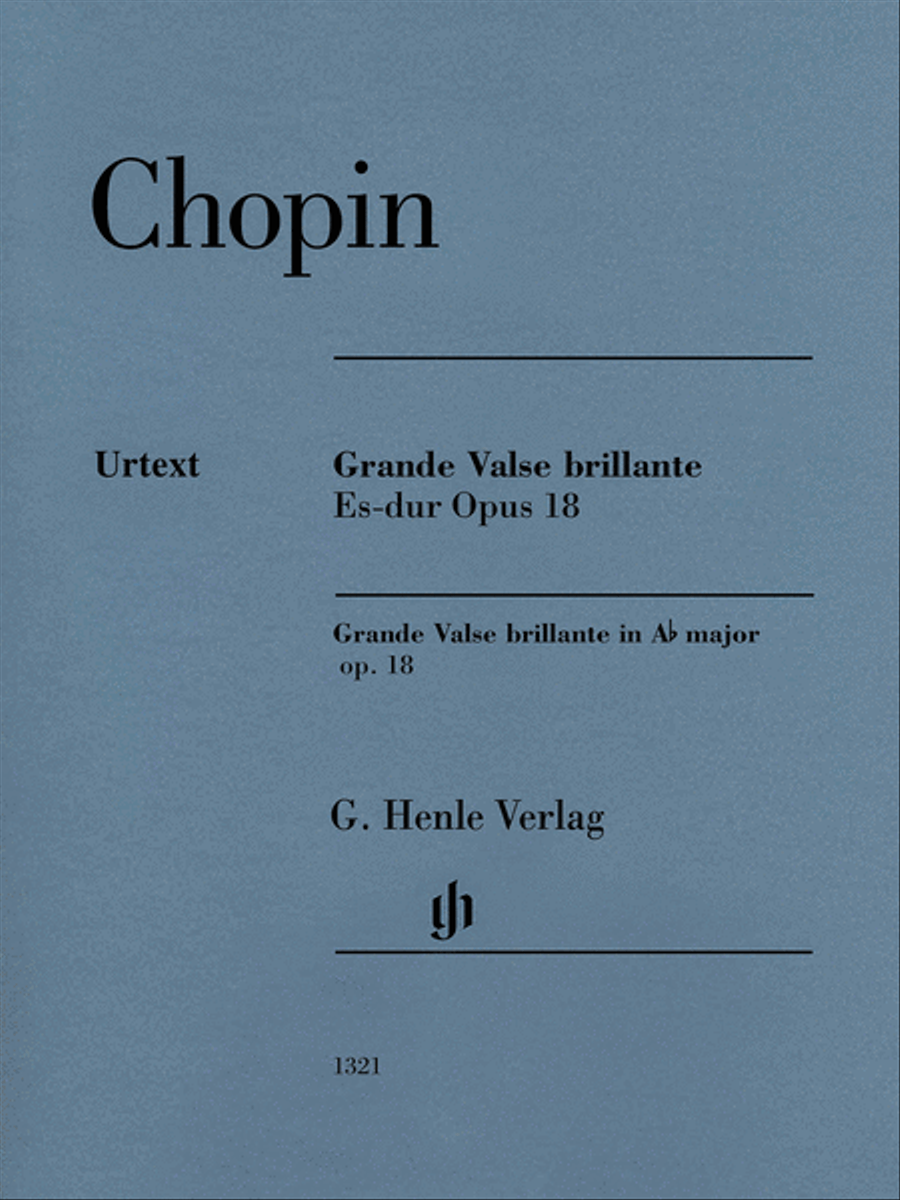 Grande Valse Brillante E-flat Major Op. 18 Piano Solo scores gallery preview page 1