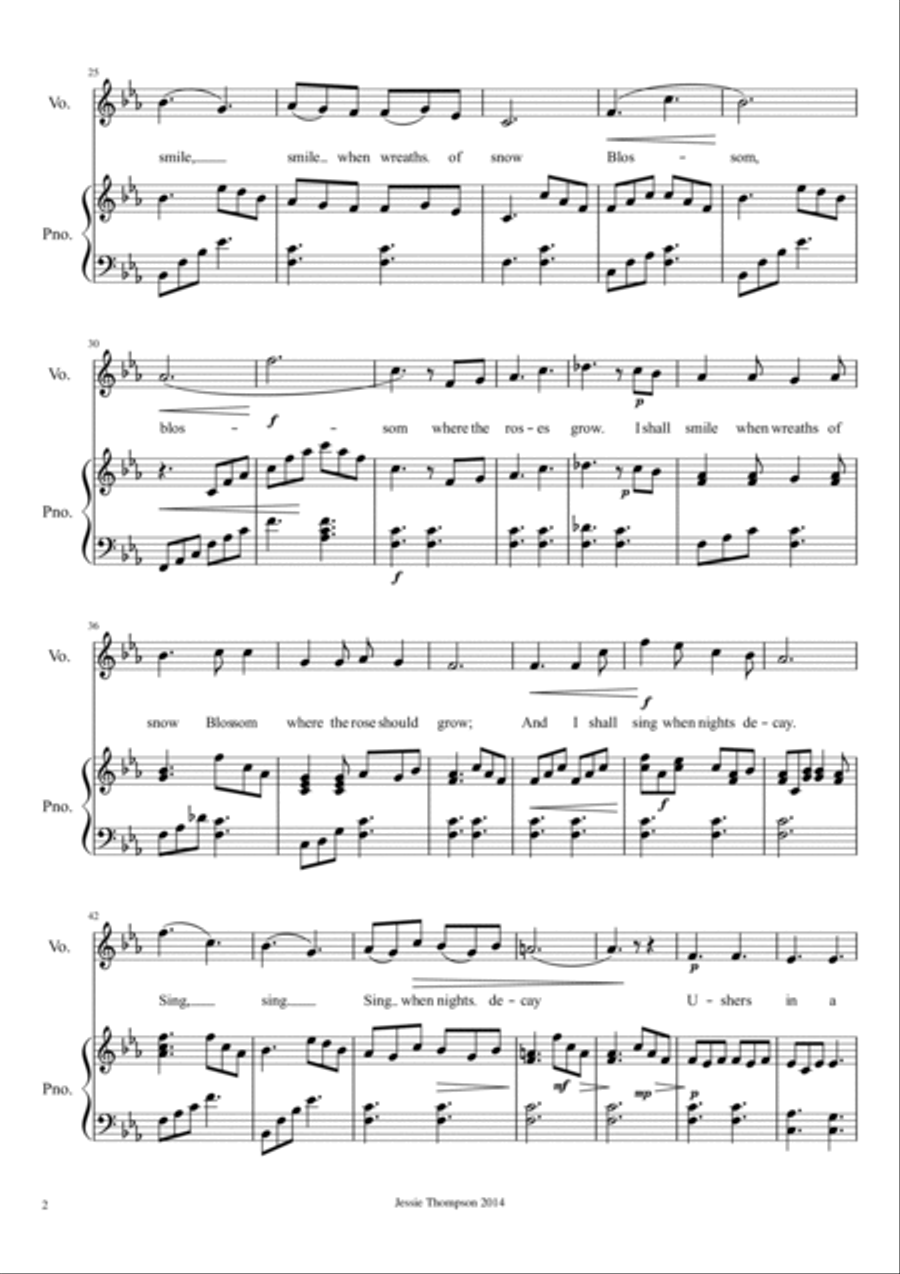 Fall, Leaves, Fall Fall, Leaves, Fall Voice scores gallery preview page 2