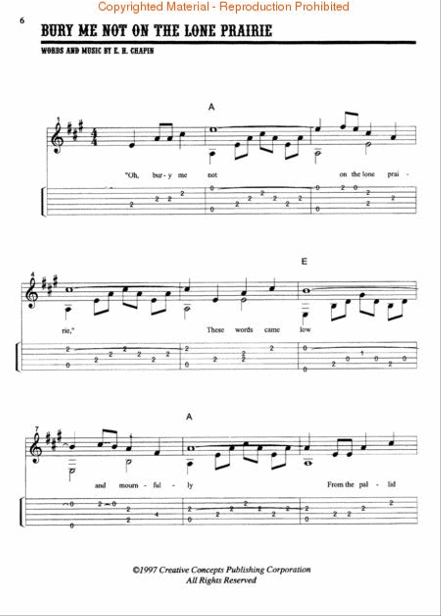 Cowboy Campfire Songs Electric Guitar scores gallery preview page 2