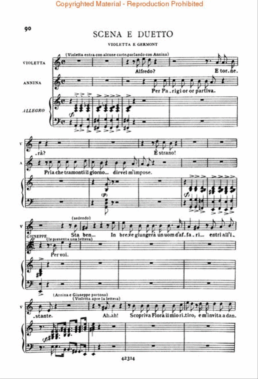 La Traviata Voice scores gallery preview page 4