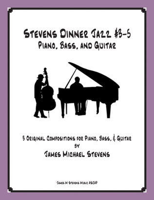 Book cover for Stevens Dinner Jazz Piano and Bass - #3-5 Book