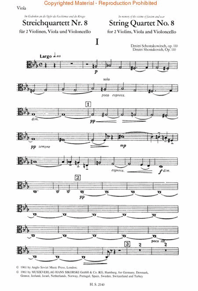 String Quartet No. 8, Op. 110