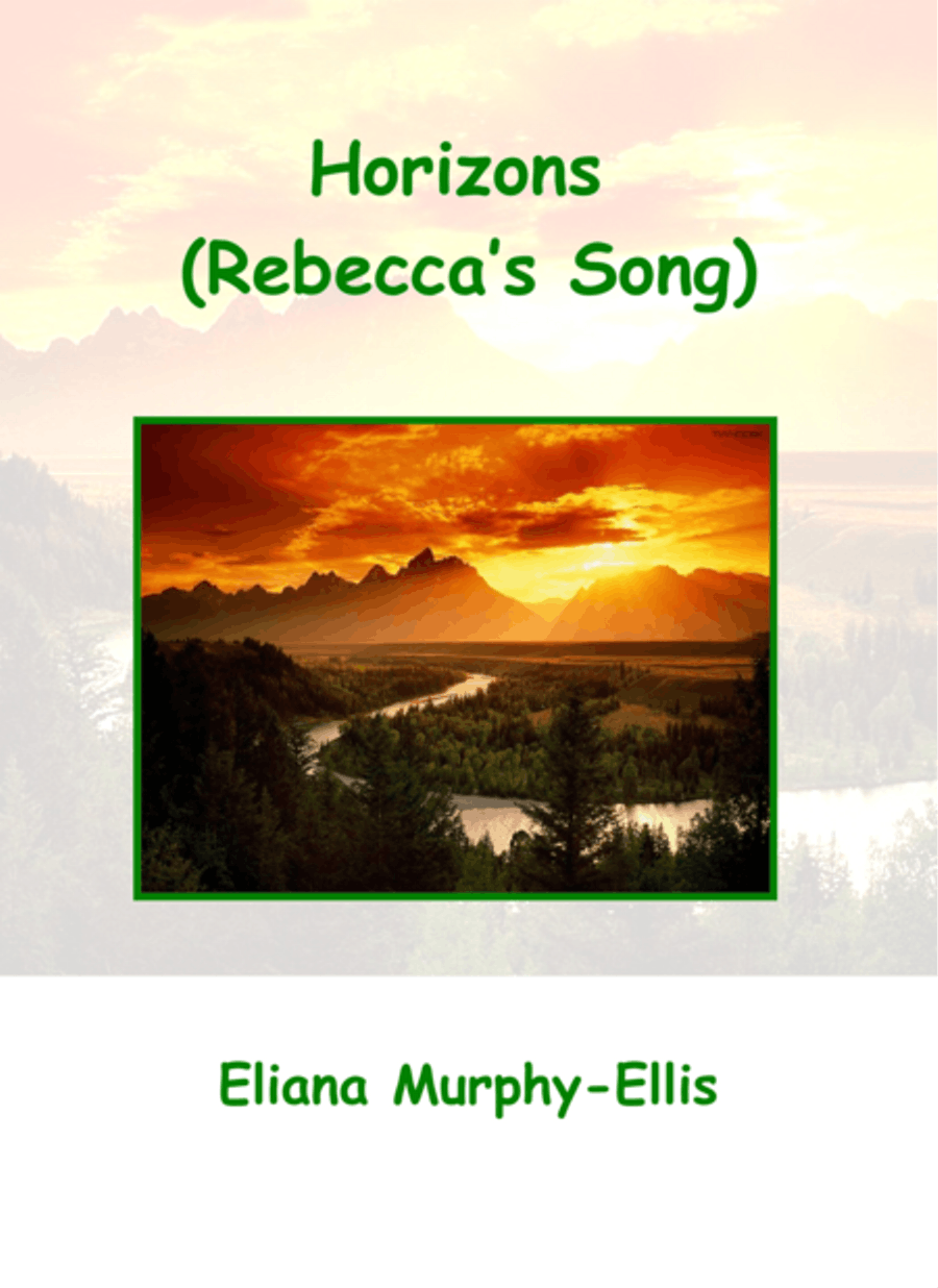 Horizons (Rebecca's Song) Soprano Voice scores gallery preview page 1