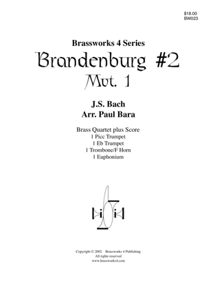 Book cover for Brandenburg No. 2, Mvt 1