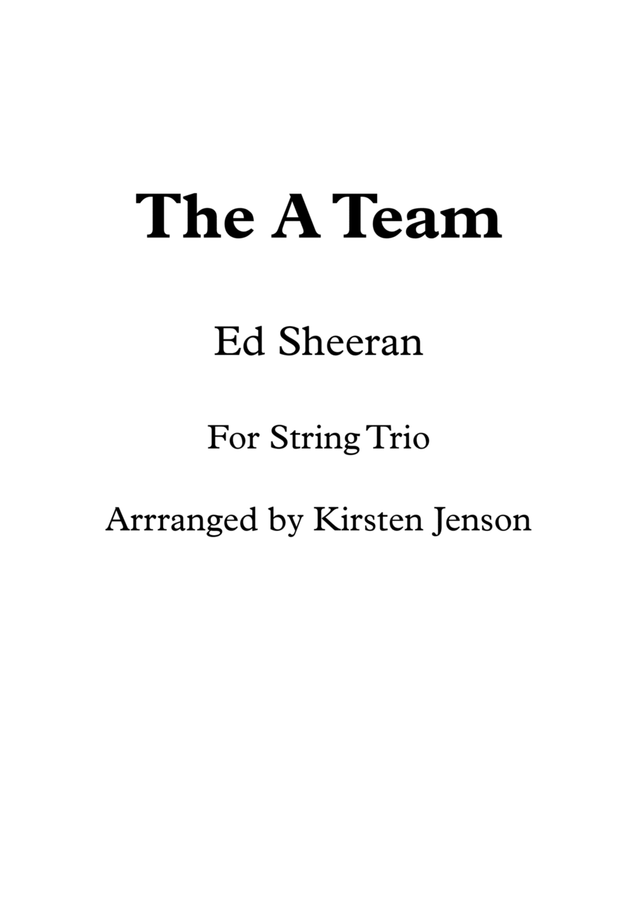 The A Team String Trio scores gallery preview page 1