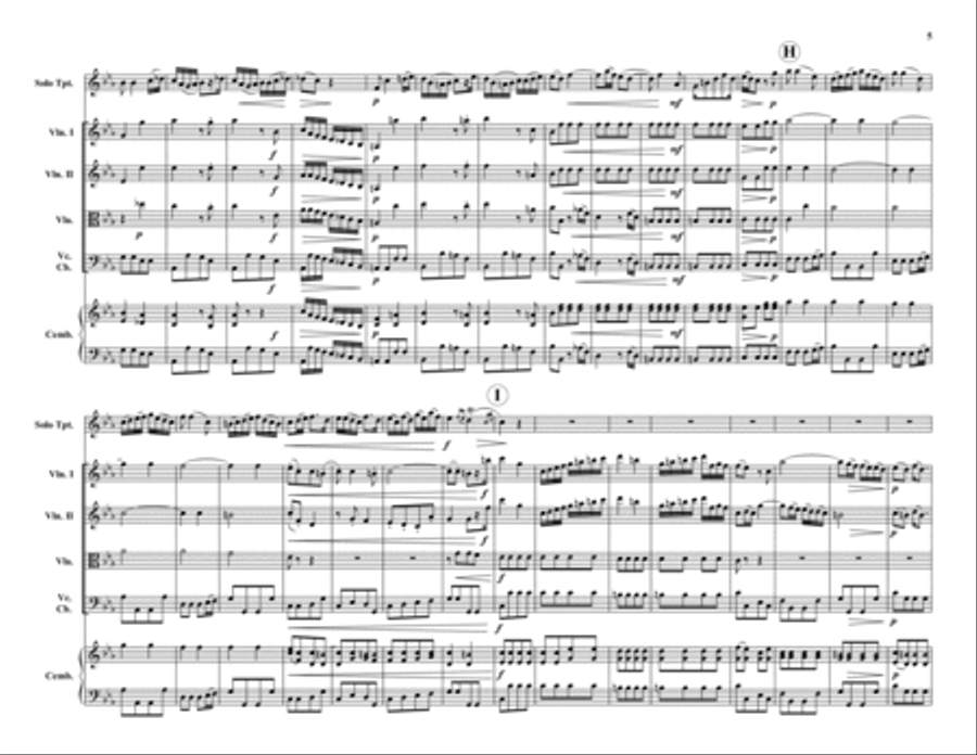 Concerto in Eb Concerto in Eb Chamber Orchestra scores gallery preview page 5