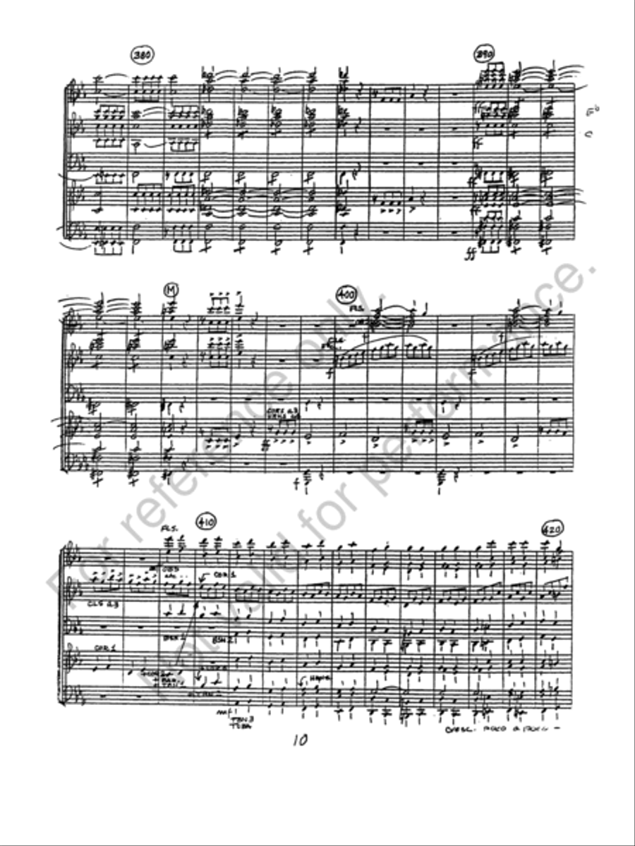 Symphony #5 In C Minor (1st Mvt.) Concert Band scores gallery preview page 11
