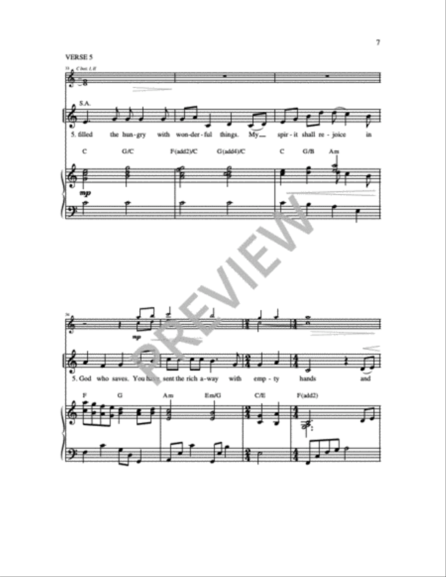 Magnificat 4-Part scores gallery preview page 8