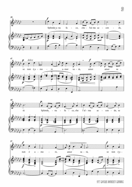 Scarlatti-Sento nel core in e flat minor,for Voice and Piano image number null